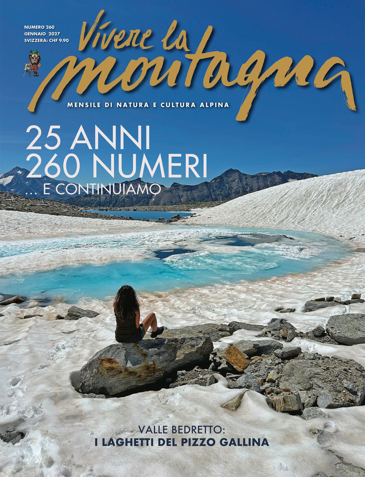260-copertina-gennaio-2027 Copertina della rivista Vivere la Montagna, numero 260, gennaio 2027